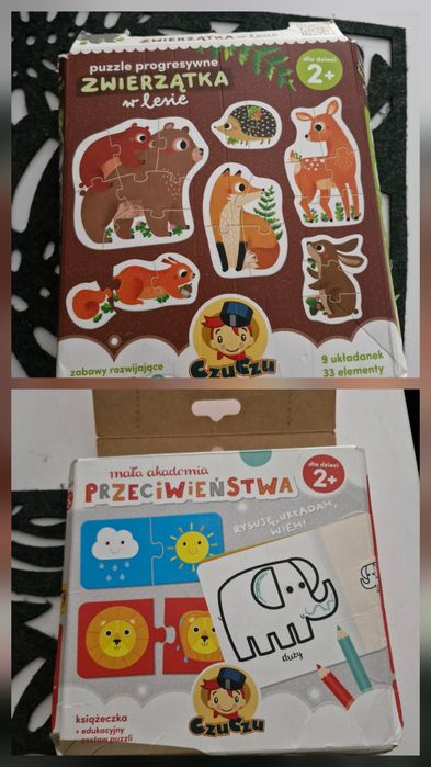 Puzle 2+ dwie sztuki
