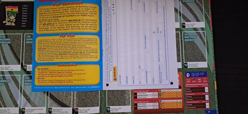 Caderneta vazia Fifa World Cup Africa do Sul 2010 da Panini