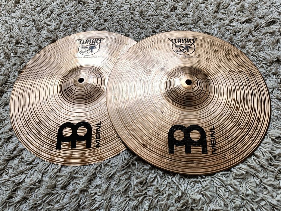 Talerze perkusyjne MEINL CLASSICS MEDIUM SOUNDWAVE Hi Hat 14''