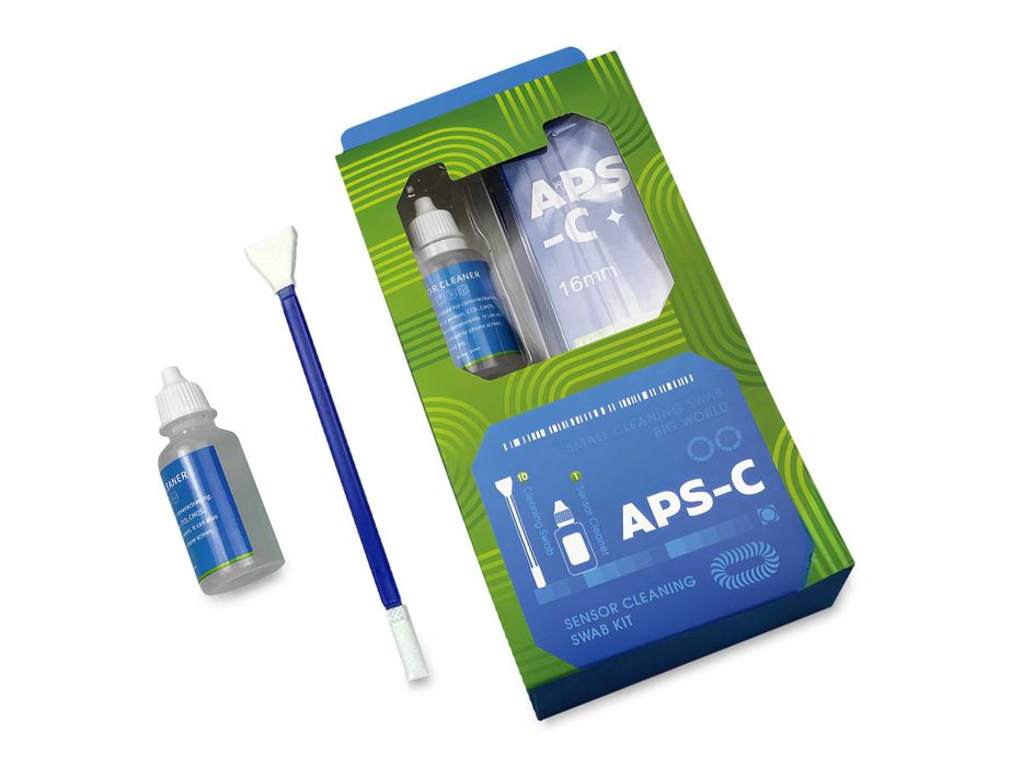 Kit de limpeza para sensor APS-C de câmara digital