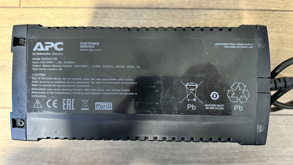 ДБЖ Безперебійник Інвертор APC BX650CI-RS