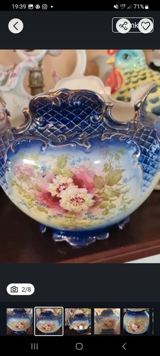 Porcelanowa Oslonka ręcznie malowana