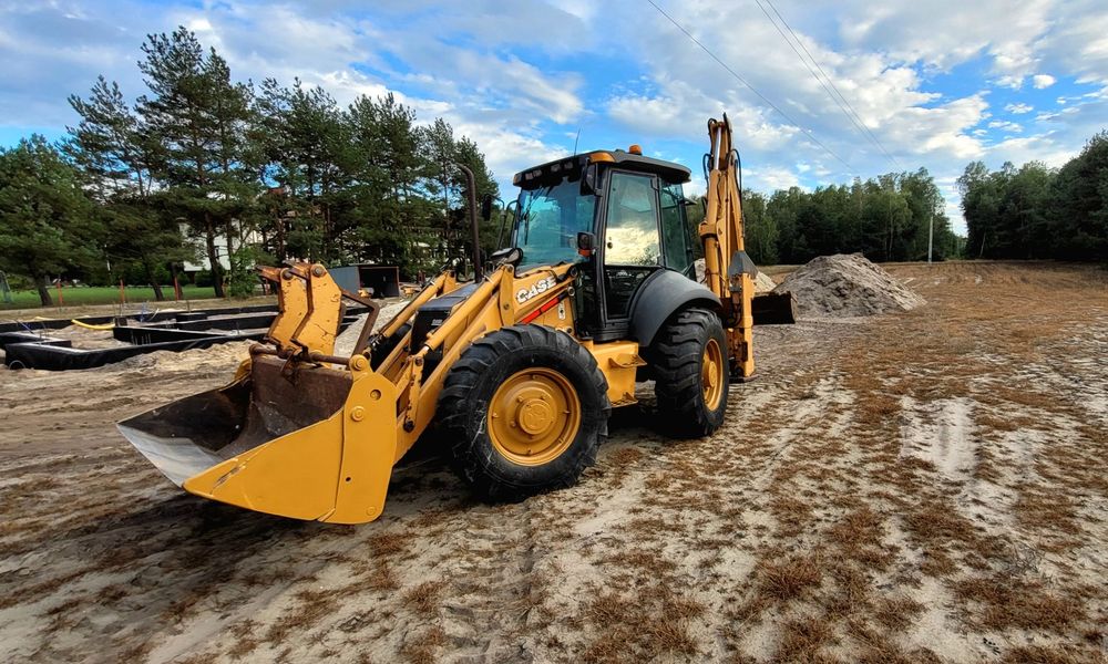 Koparko ładowarka CASE 695 Sprowadzona, CAT, JCB, NEW HOLLAND