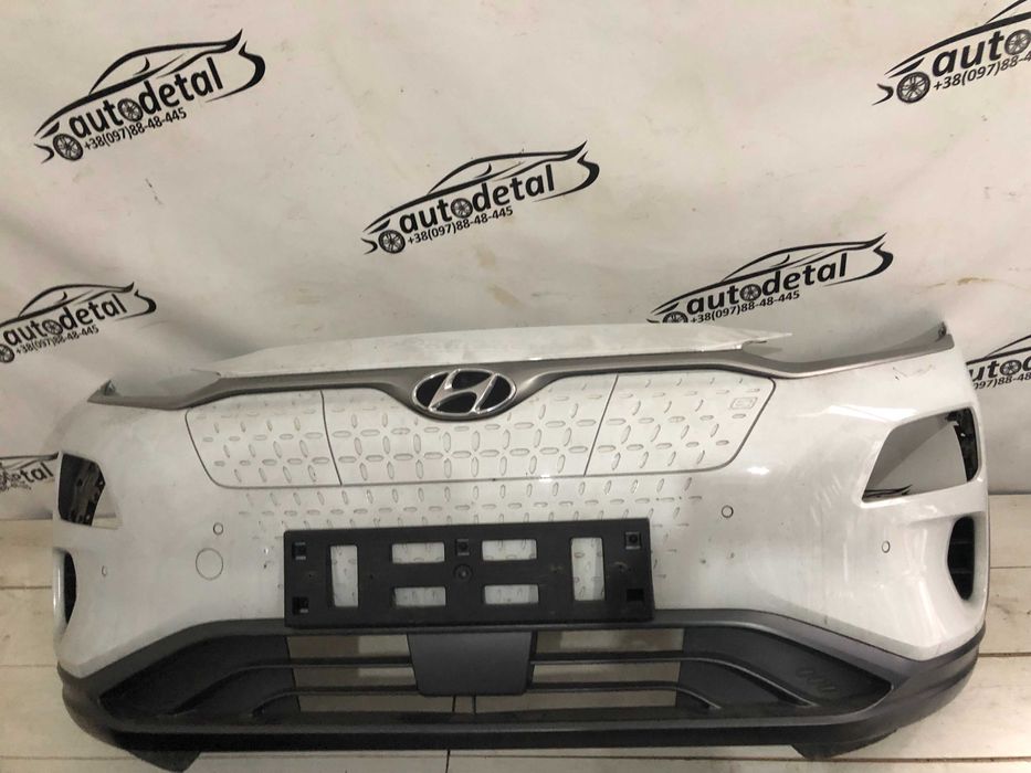Бампер передній Hyundai Kona EV 2017-21 бампер комплектний кона елентр