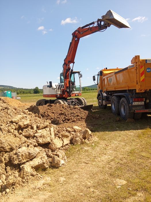 Usługi koparką  - wszelkie prace ziemne.