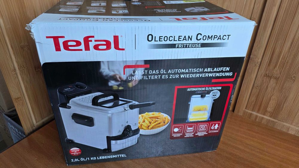 Tefal FR7016 Oleoclean Compact - Frytkownica 2L