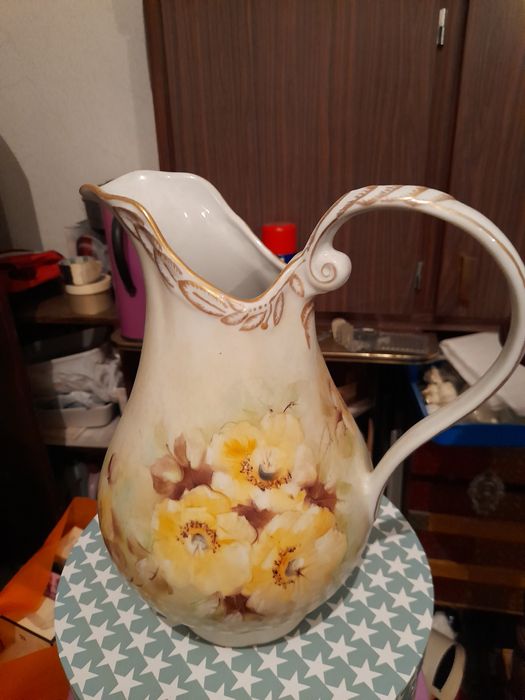 Louça decorativa pintada à mão