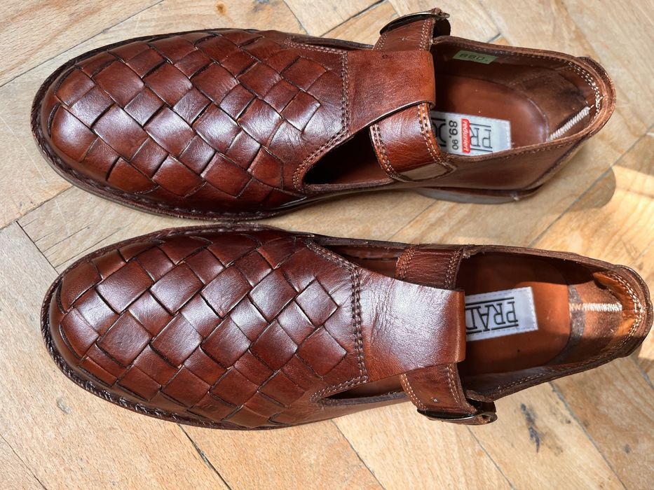 Плетені шкіряні  туфлі лофери