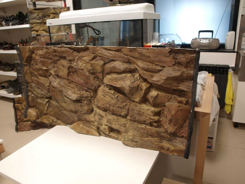 Tło strukturalne skała 3D 100x50