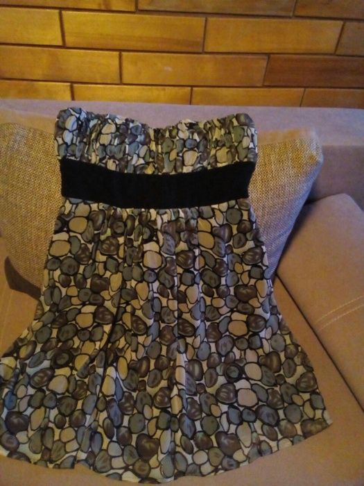 Sukienka bez ramiączek roz. 42