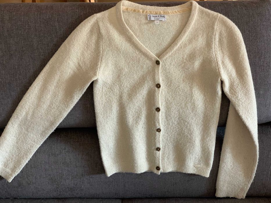 Sweter biały 140cm