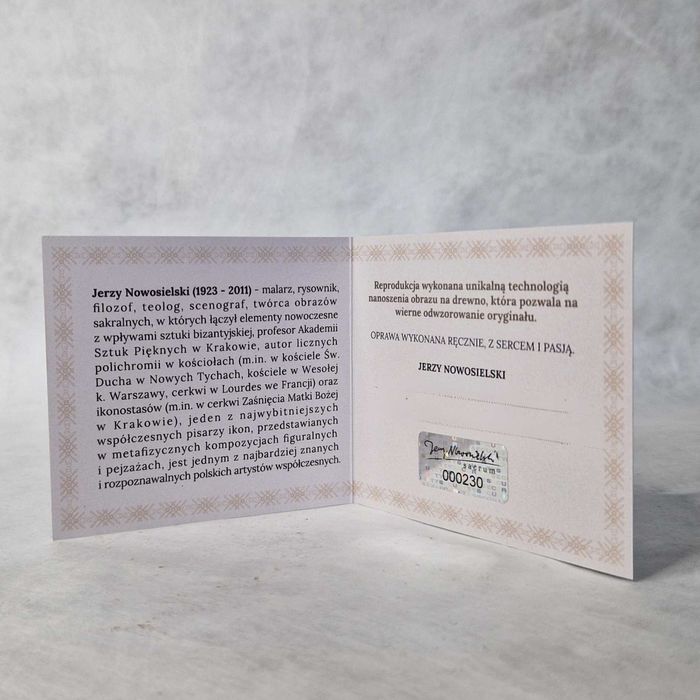 "Święty Szczepan " Reprodukcja ikony Jerzego Nowosielskiego Sacrum