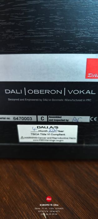 Glosnik dali oberon vokal