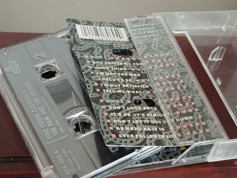 Fine Young Cannibals "The Raw & The Cooked" Cassete Audio