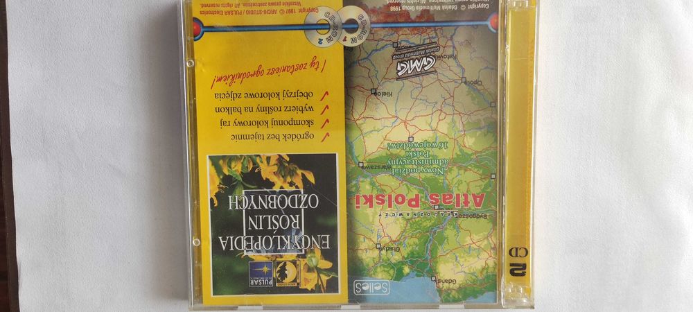 Atlas Polski,encyklopedia roślin ozdobnych Box 2 x cd