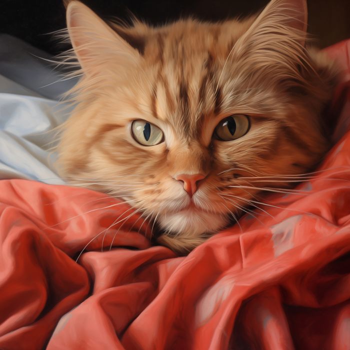 Plakat 60x60cm Mruczący Spokój