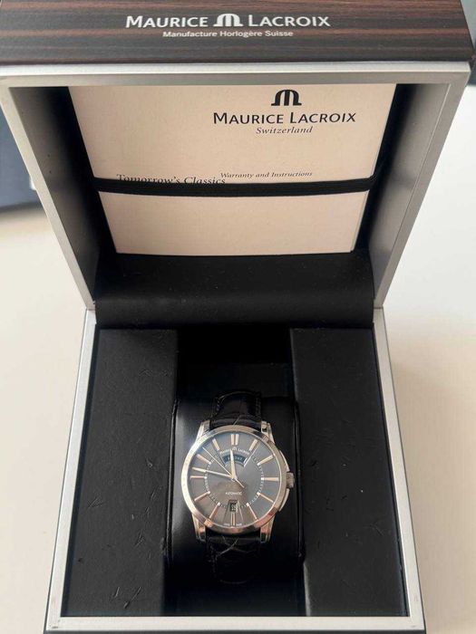 Швейцарський чоловічий наручний механічний годинник Maurice Lacroix