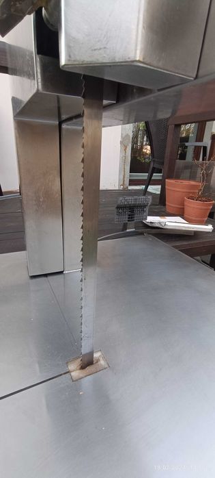 Piła taśmowa do mięsa ,kości  INOX 240V.