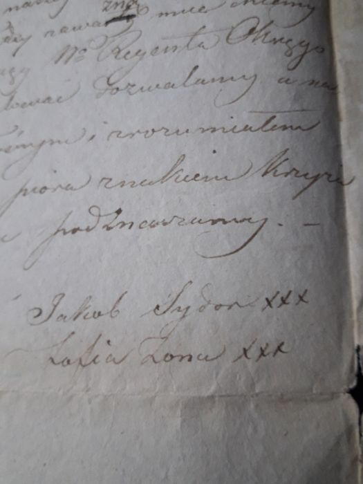 Stary dokument na urzędowym papierze zabory 1849 r