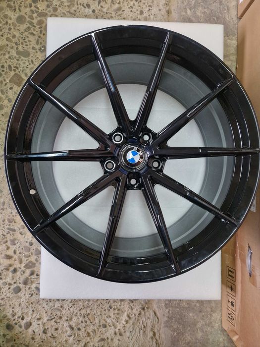 Кованые Диски новые разноширокие R22 R21 5x132 для BMW M5 G90/G99 Satin Gloss Black