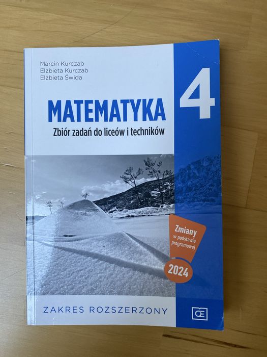 Matematyka 4 zbiór zadań zakres rozszerzony