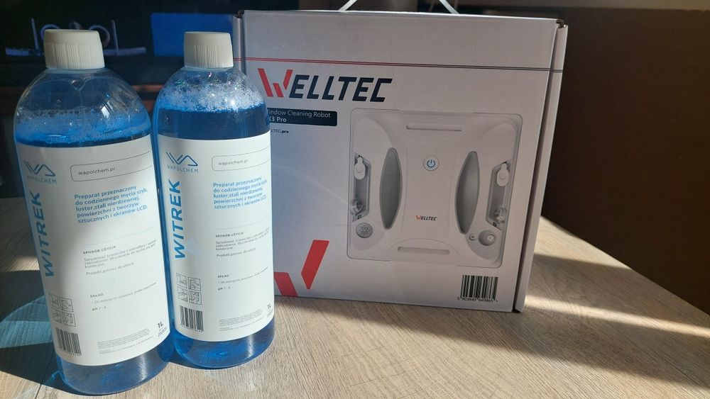 Robot/urządzenie do mycia okien WELLTEC