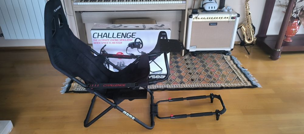 Cockpit Sim Racing Playseat Challenge com extras