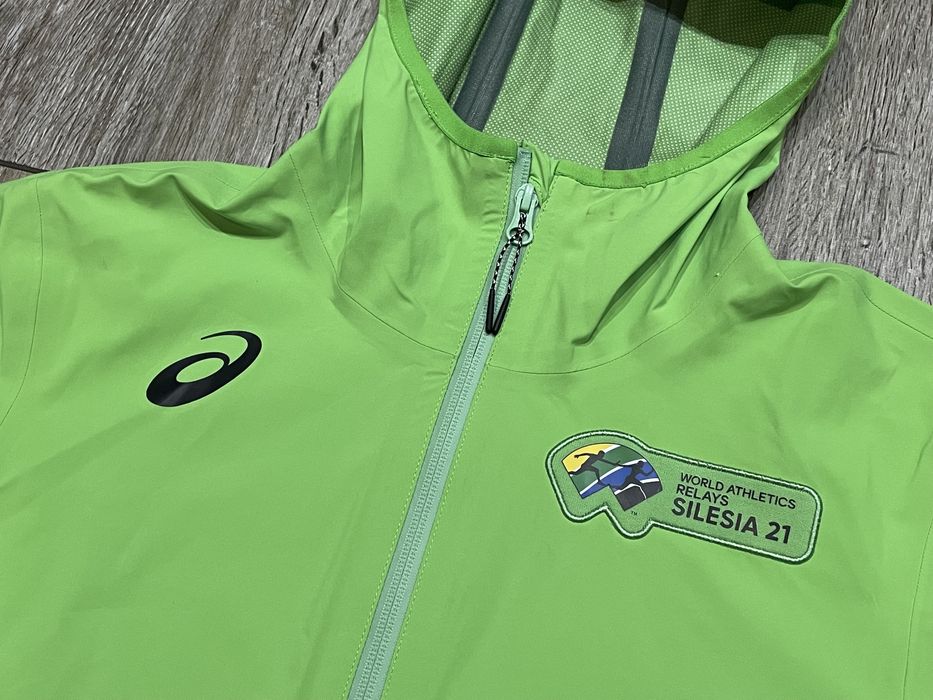 Meska Kurtka Biegowa ASICS wodoszczelna Membrana roz S