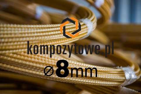 pręty kompozytowe zbrojeniowe 8mm / cena BRUTTO