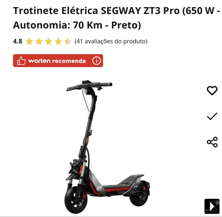 Vendo trotinete como nova pouco uso