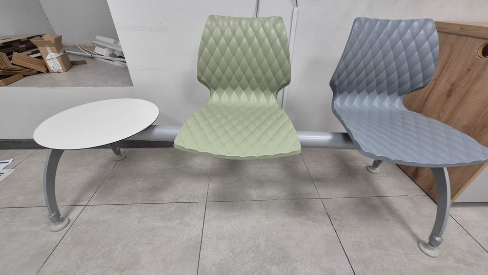 Zestaw krzeseł do poczekalni, Metalmobil (et.al), różne kolory