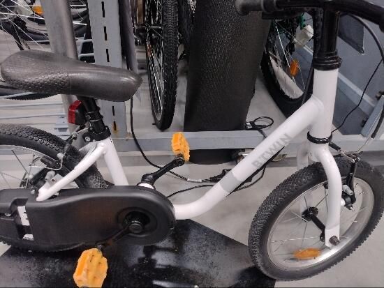 BICICLETA DE CRIANÇA 3-5 ANOS DISCOVER 100 14" Branco