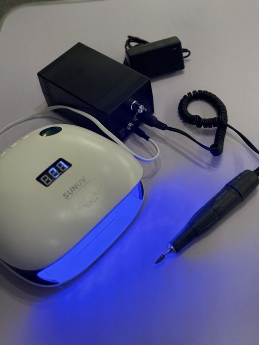 Повербанк для манікюра, фрезера і лампи 2 в 1 блок живлення