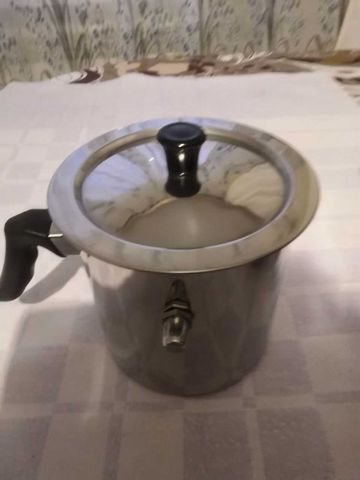 Молочник с двойной стенкой новый