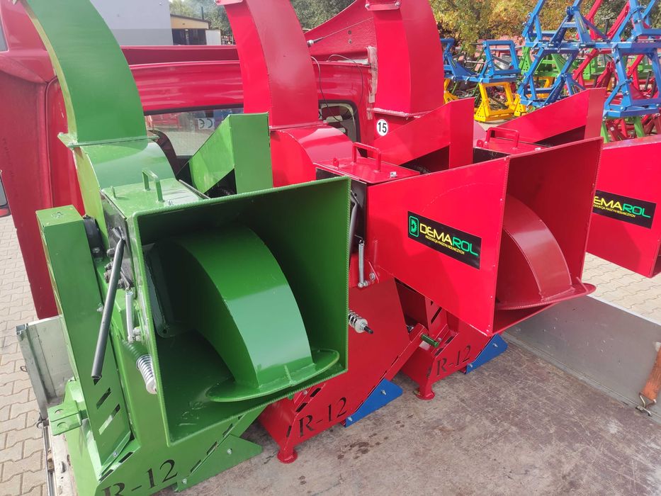 Rębak ogrodowy bębnowy do gałęzi na wom traktorek ciagnik