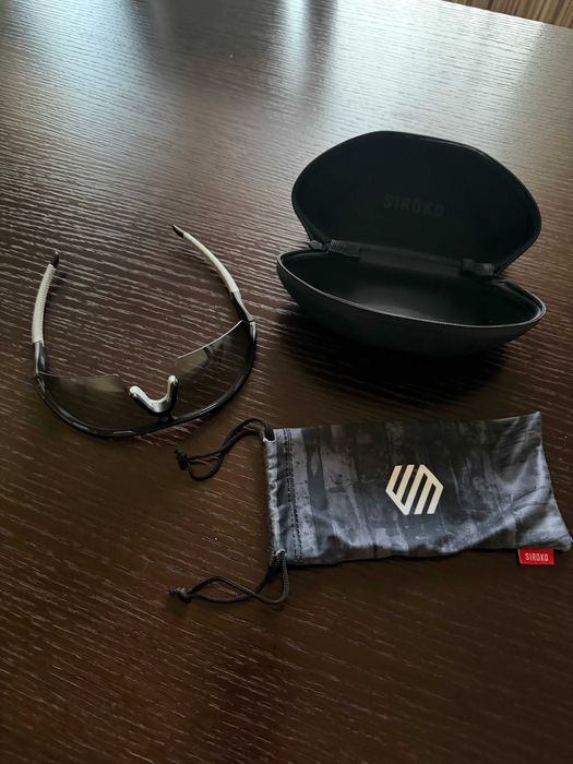 Okulary rowerowe SIROKO PhotoChromic Classic fotochromowe + etui
