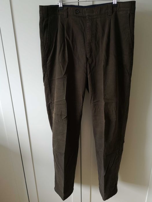 BRUL Classic spodnie jeansowe eleganckie brąz r.52