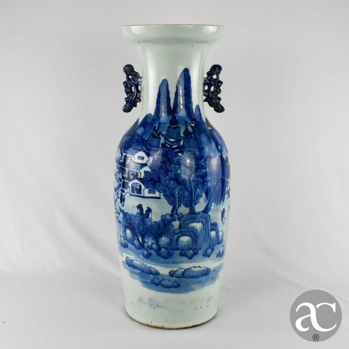 Jarrão em Porcelana da China,  Reinado Guangxu (1875 a 1908) n2