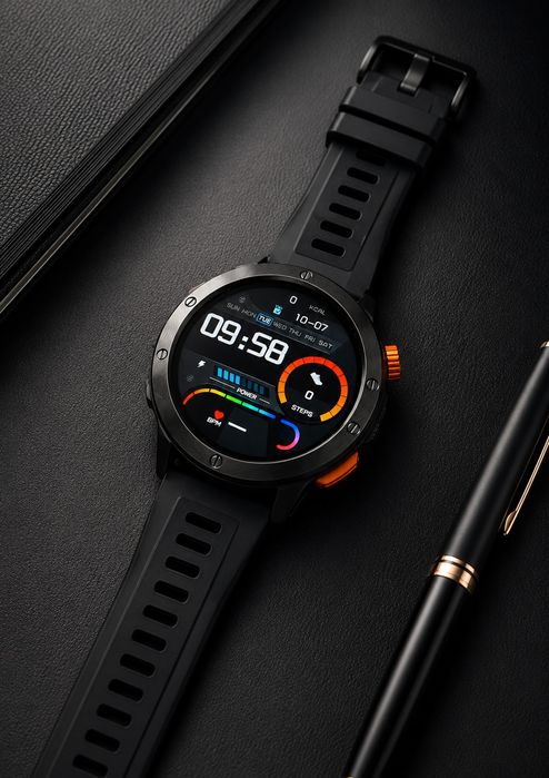 Zegarek  Męski Smartwatch V21  Latarka