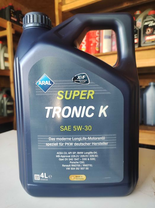 ARAL SuperTronic K SAE 5W30 4л./5л. Моторное масло. Фильтры для ТО.