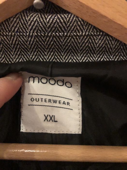 Żakiet szary w jodełkę 2XL