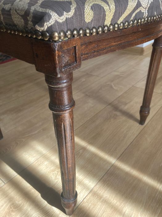 Piękne drewniane krzesła i fotele! Komplet. Polecam!