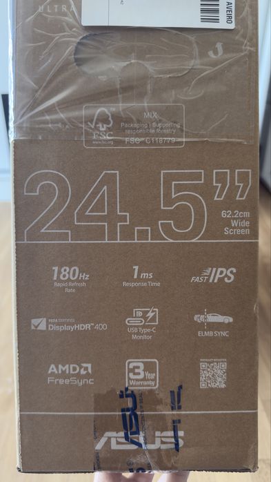 Monitor ASUS ROG STRIX (XG259CS 24.5’’ 180hz LED ) (Completo )
