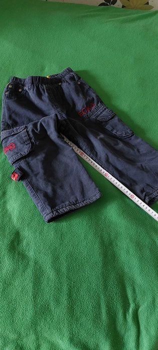 Ciepłe jeansy dla chłopca z polarem rozm.4