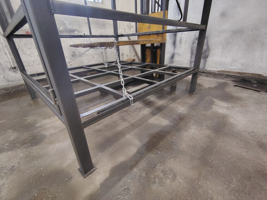 Konstrukcja stalowa paśnika dla koni