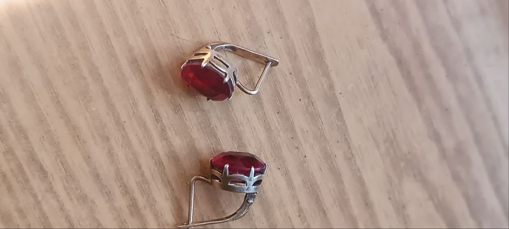 Сережки позолочені арному стані