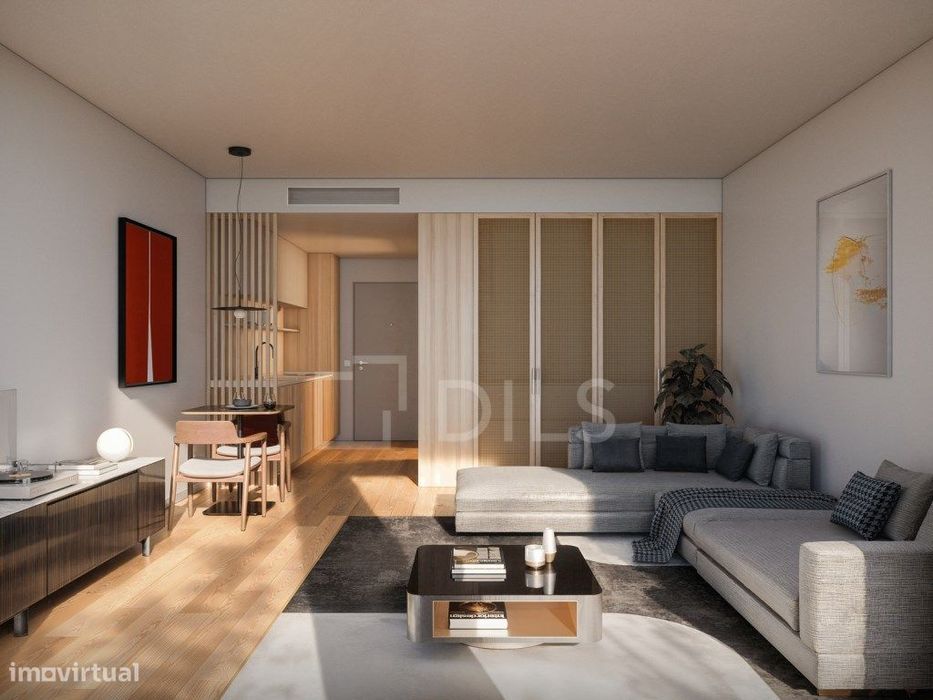 Apartamento T1 com terraço em novo empreendimento nas Avenidas Novas
