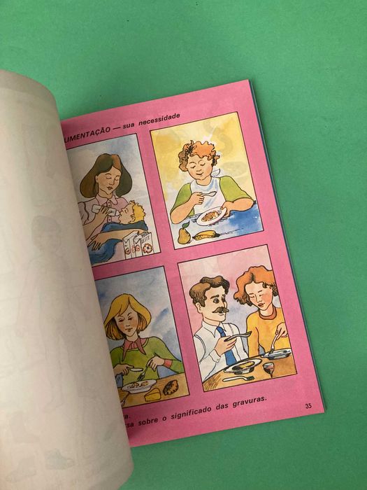Livro Escola Primária Á nossa Volta Meio Físico e Social 1º Classe Anos 80 Porto Editora