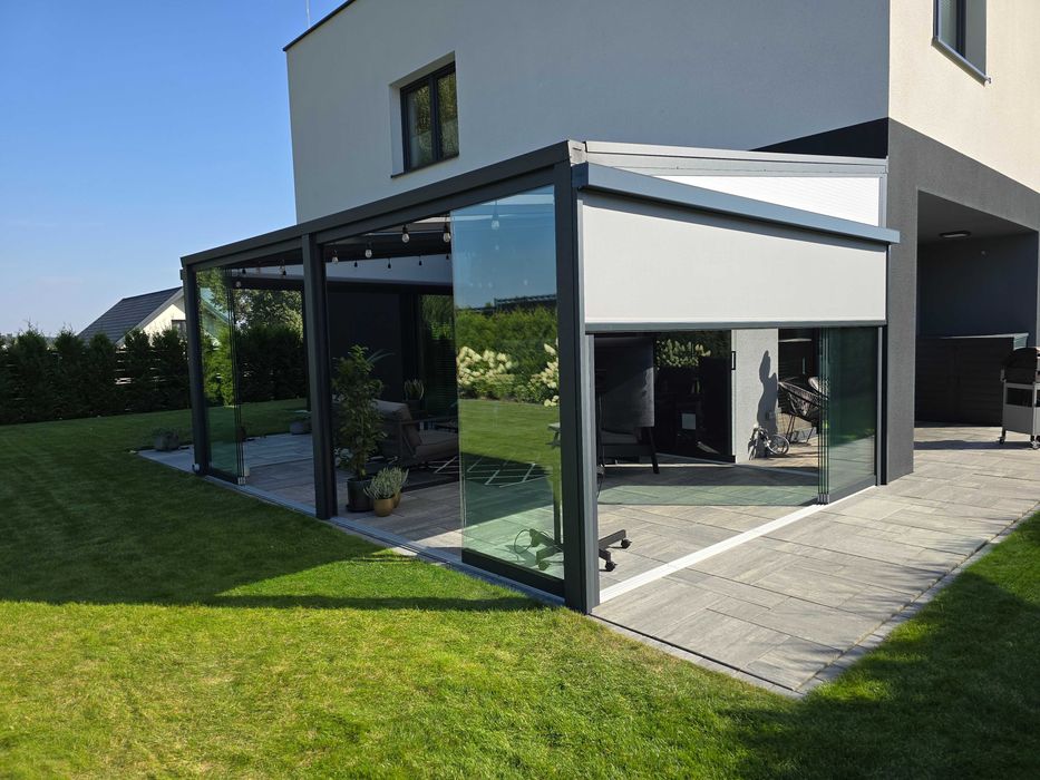 Zadaszenie Tarasu - Pergola - Ogród Letni, Aluminium/szkło na wymiar