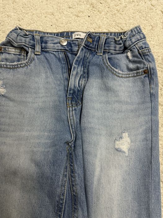Zara стильные джинсы девочке